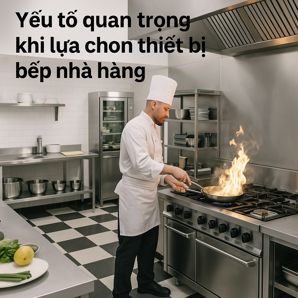Yếu tố quan trọng khi lựa chọn thiết bị bếp nhà hàng Yếu tố quan trọng khi lựa chọn thiết bị bếp nhà hàng