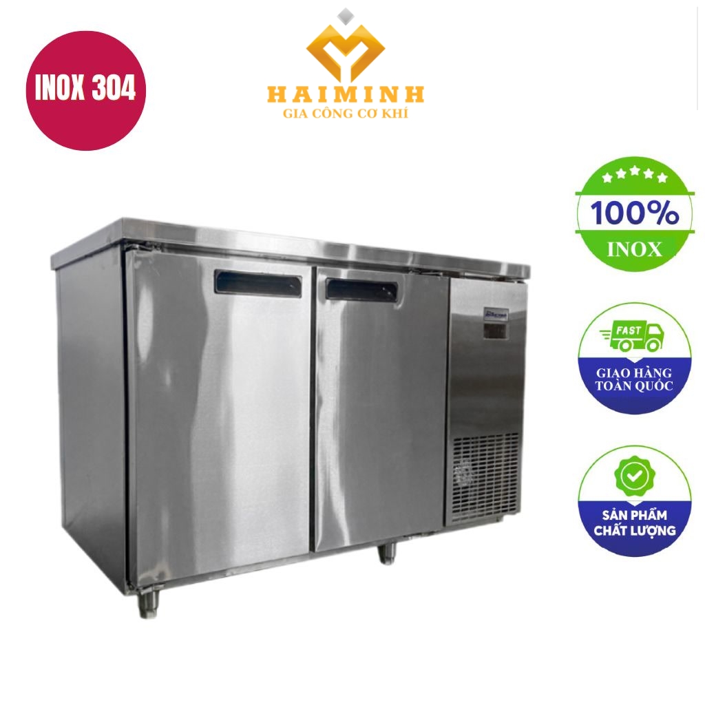 Ban mat 2 canh inox dai 1m2