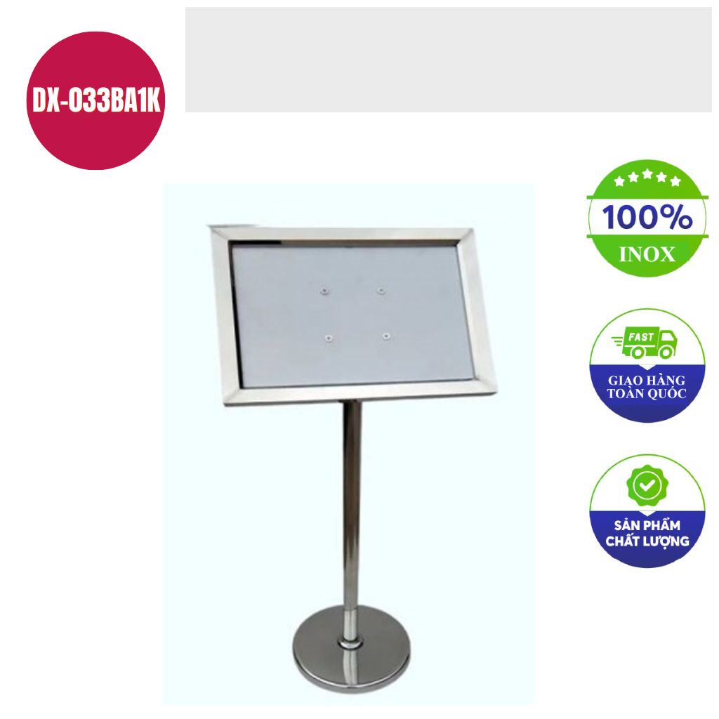 Bang chi dan inox A1 tang giam khong thung DX 033BA1K