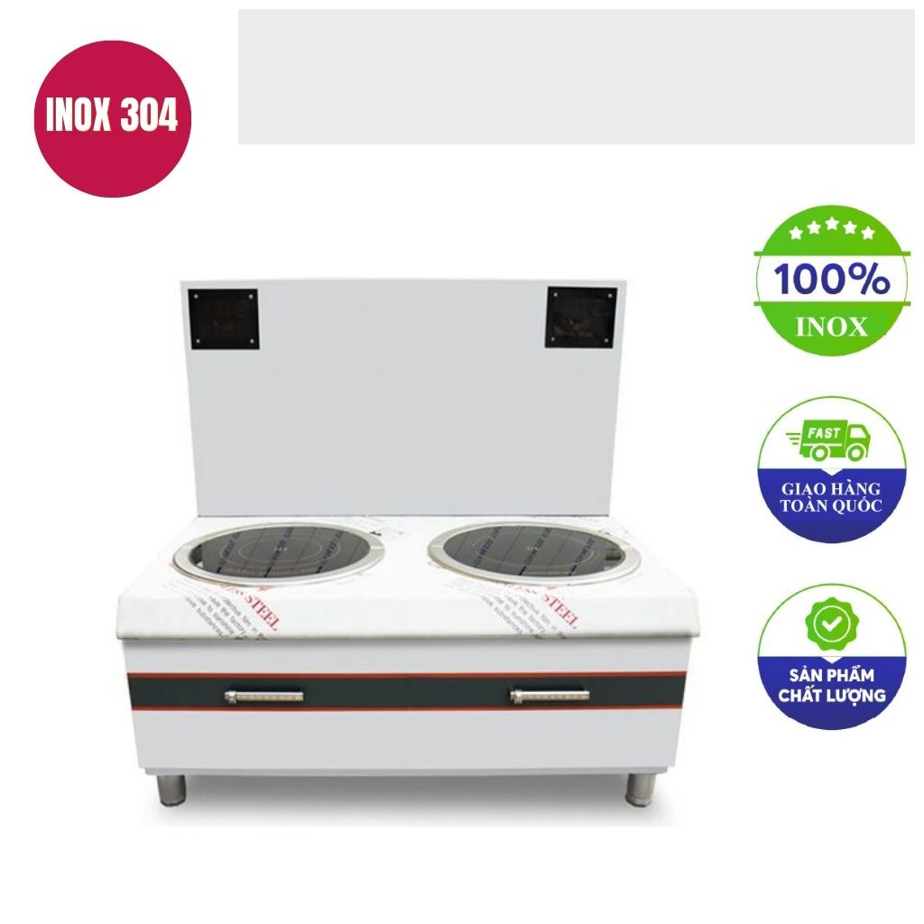 Bep ham doi dien tu 15kw mat phang kinh tron 1200x800x550mm