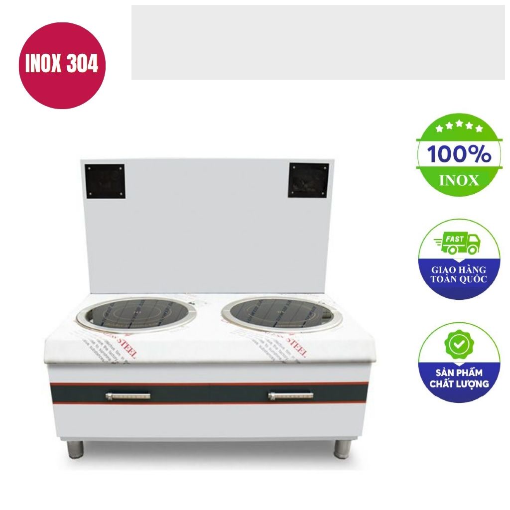 Bep ham doi dien tu 8kw mat phang kinh tron 1200x800x550mm