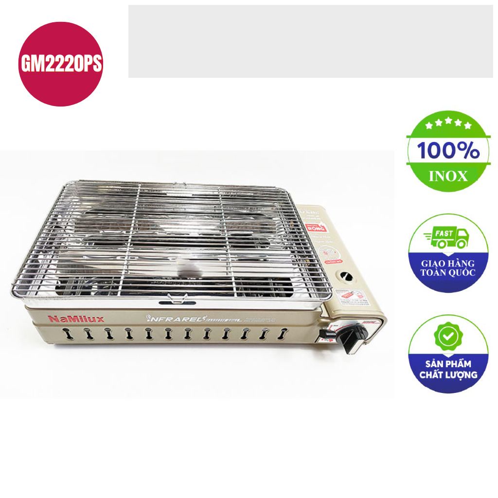 Bep nuong gas hong ngoai da nang namilux GM2220PS
