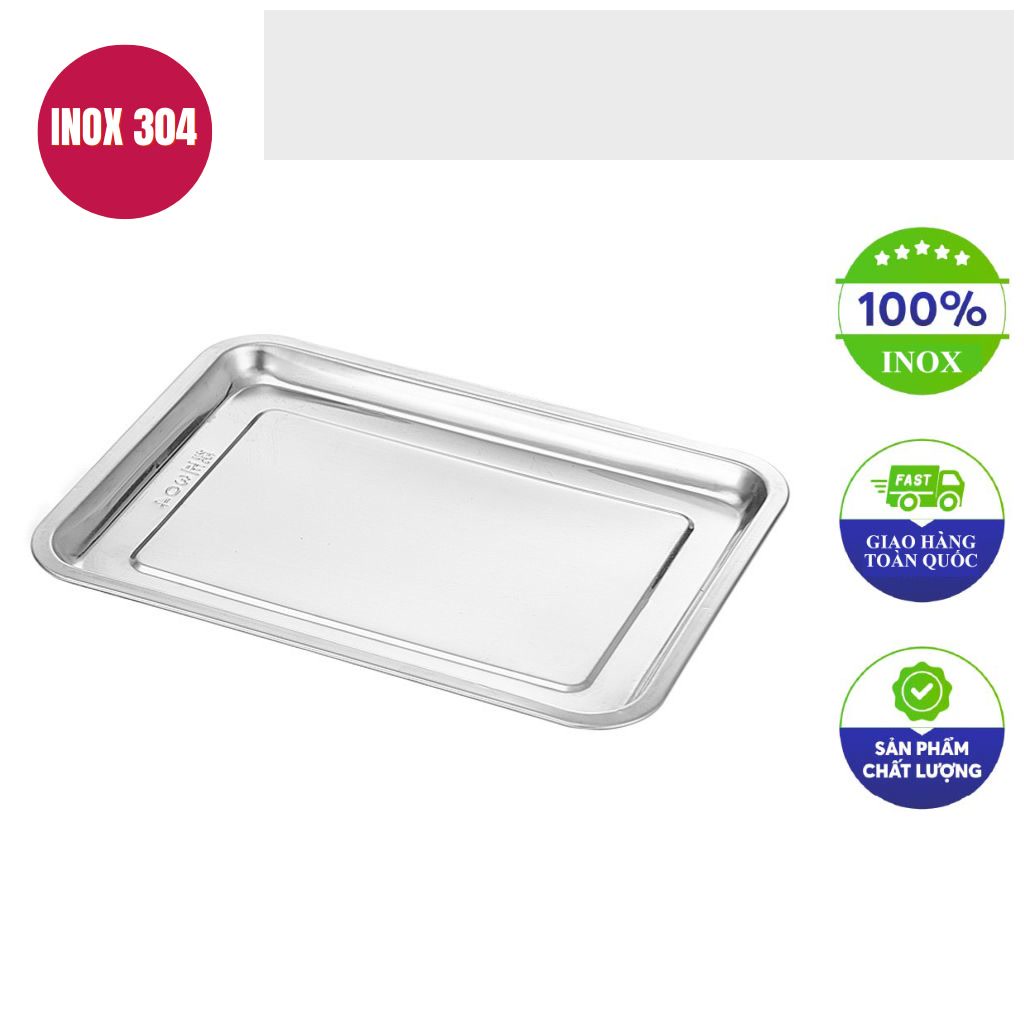 Khay inox chu nhat 60x40x25cm