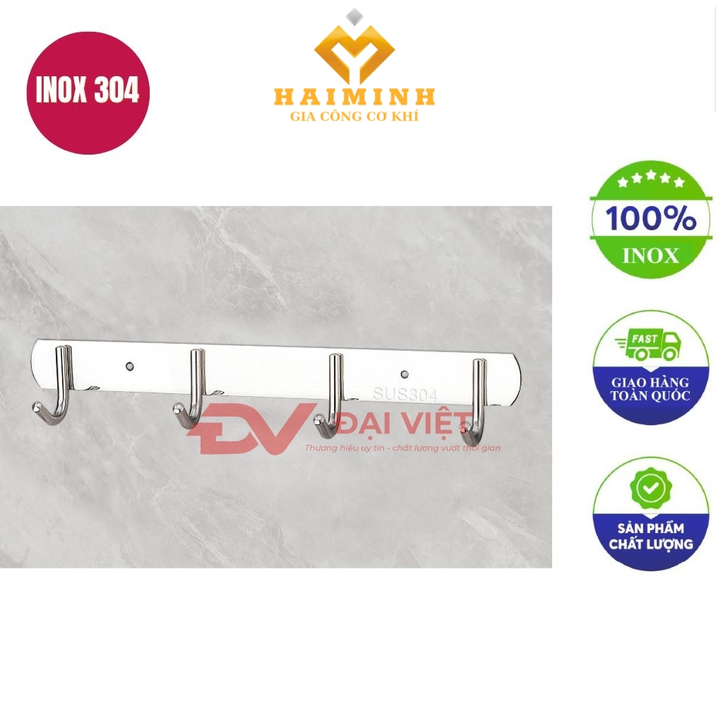 Moc inox treo tuong 29x28cm