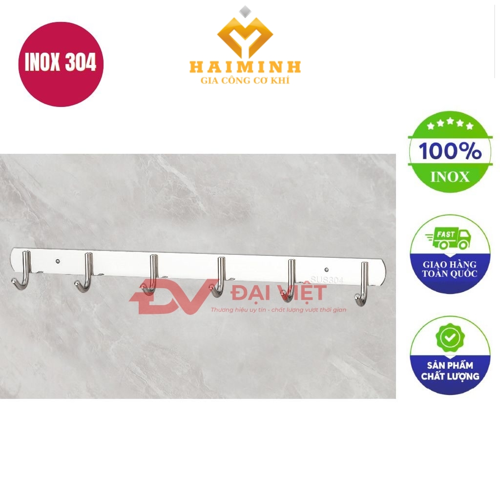 Moc inox treo tuong 45x28cm