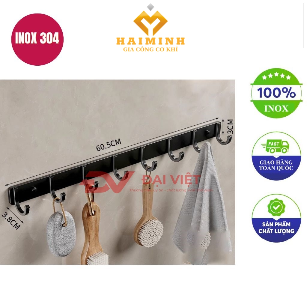 Moc inox treo tuong 60x38cm