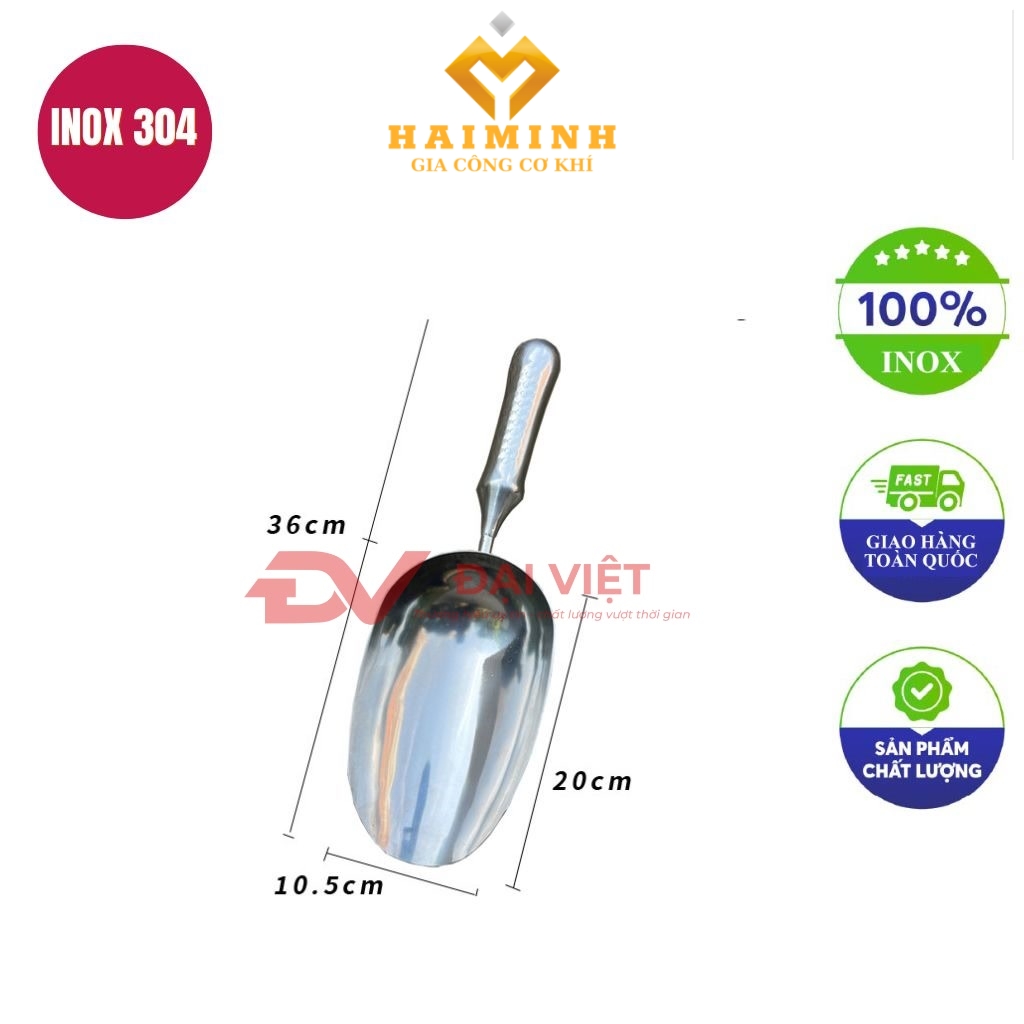 Muoi xuc da inox 36x105cm