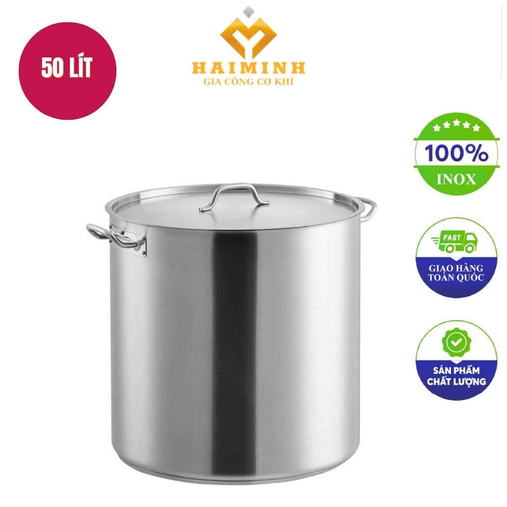 Noi inox than cao 2 lop day 50L 40x40cm