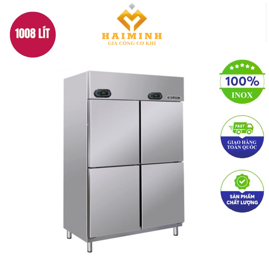 Tu nua dong nua mat 4 canh inox Berjaya BS DU2F2CZ
