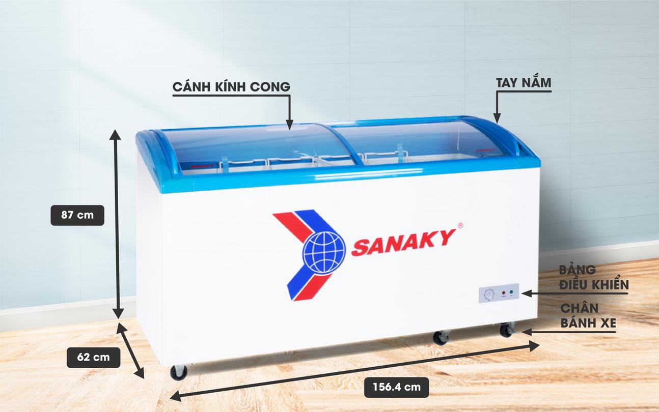 Tủ Đông Mặt Kính Sanaky VH-682K