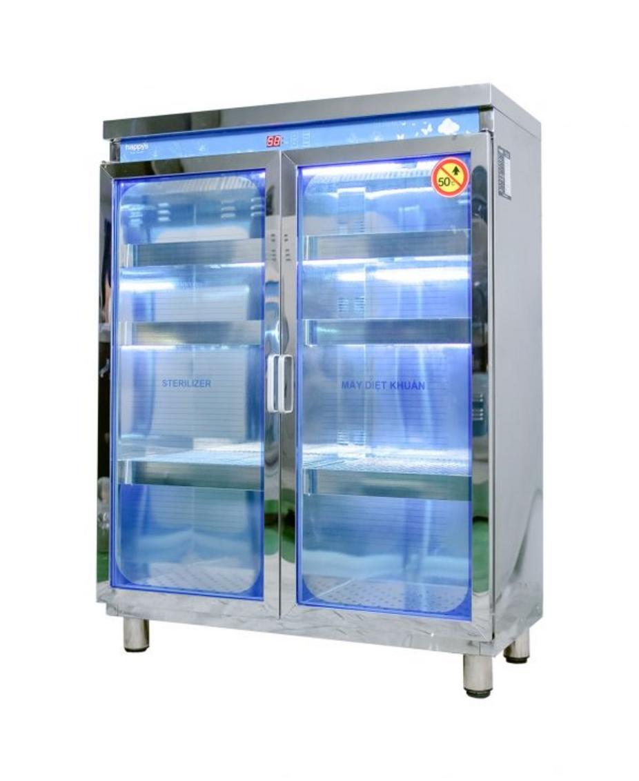 Tủ Tiệt Trùng Ly, Chén Bằng Tia UV Inox HAPPYS HPS-104C