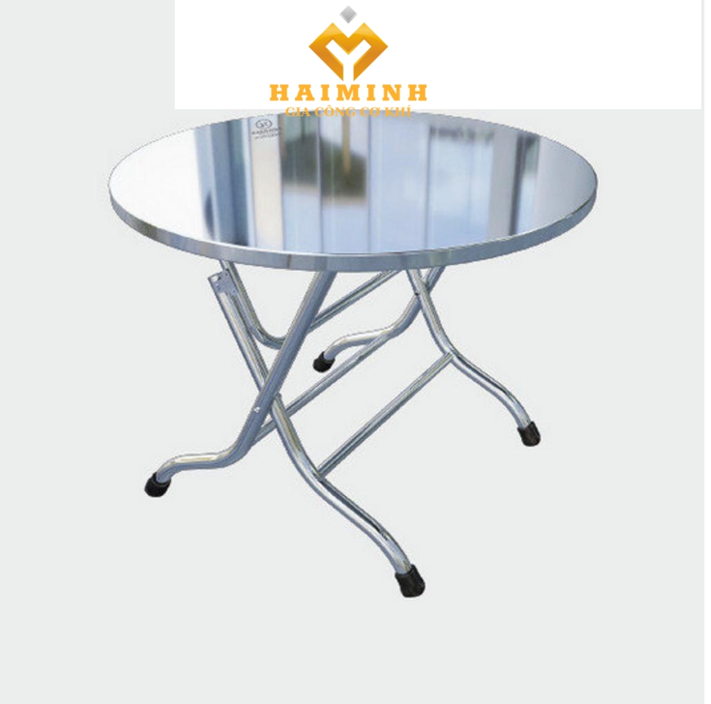 Bàn inox tròn 2 tầng có mâm xoay với các ưu điểm nổi bật về bền, đẹp và tiện ích