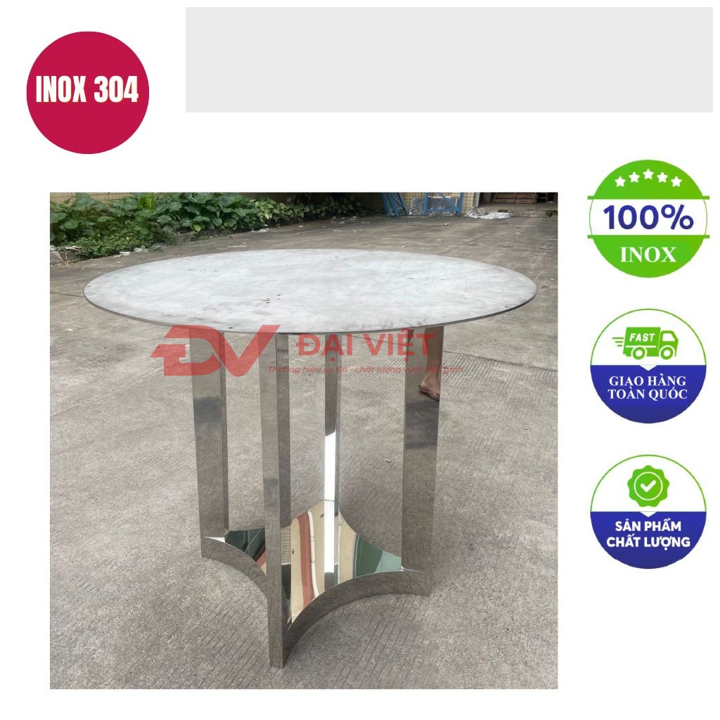 ban inox tron 800x800mm