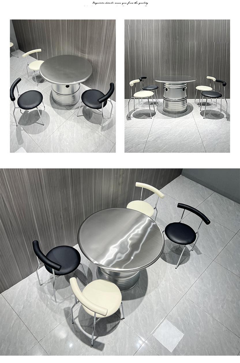 Bản vẽ kỹ thuật ghế dựa inox 41x45x75cm với kích thước chi tiết và vật liệu