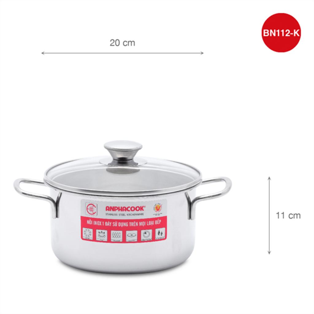 Bảng so sánh bộ nồi inox 1 đáy và bộ nồi inox nhiều lớp chi tiết