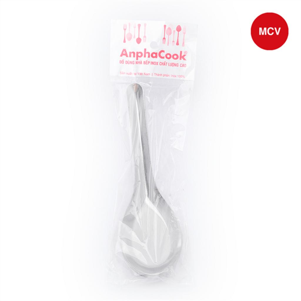 bảng so sánh muỗng canh vuông inox muỗng nhựa và muỗng gỗ trên nền trắng với icon minh họa