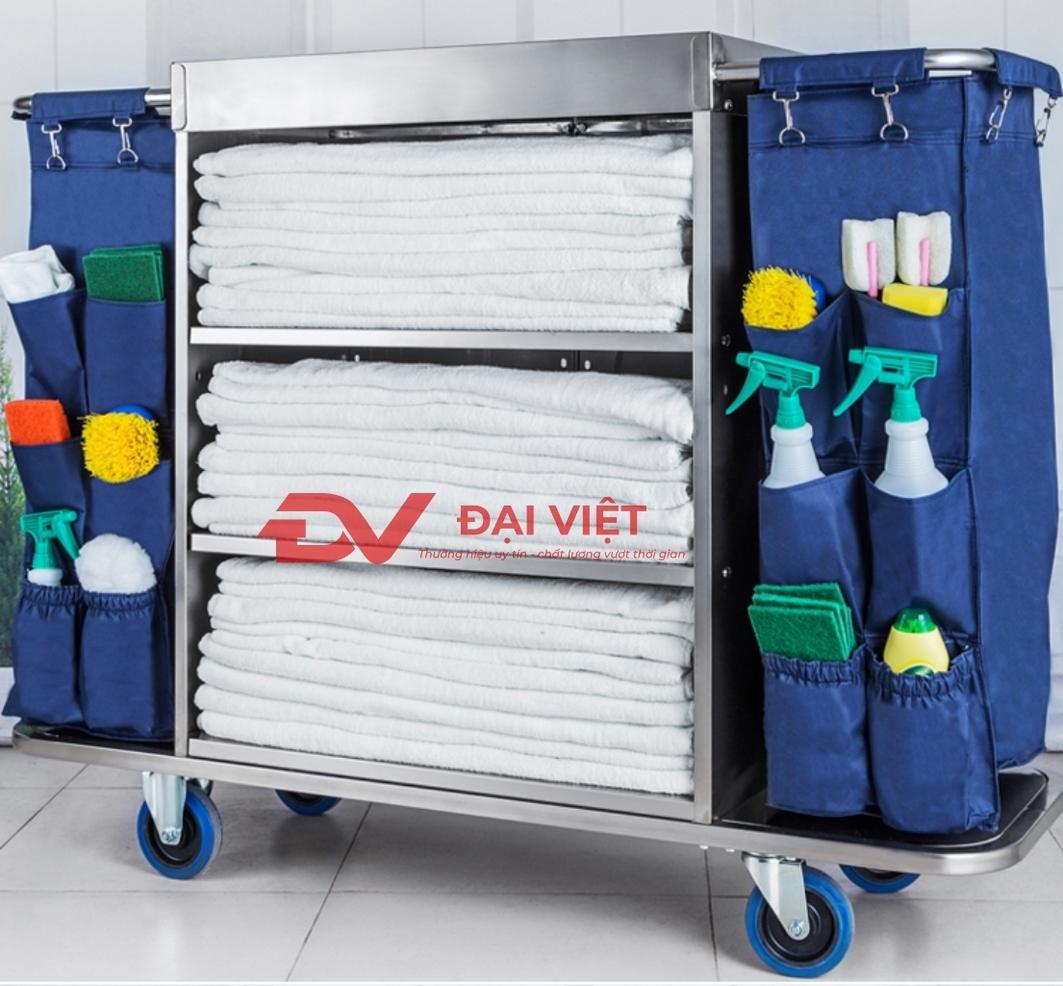 Bảng so sánh xe dọn buồng khách sạn giữa các thương hiệu