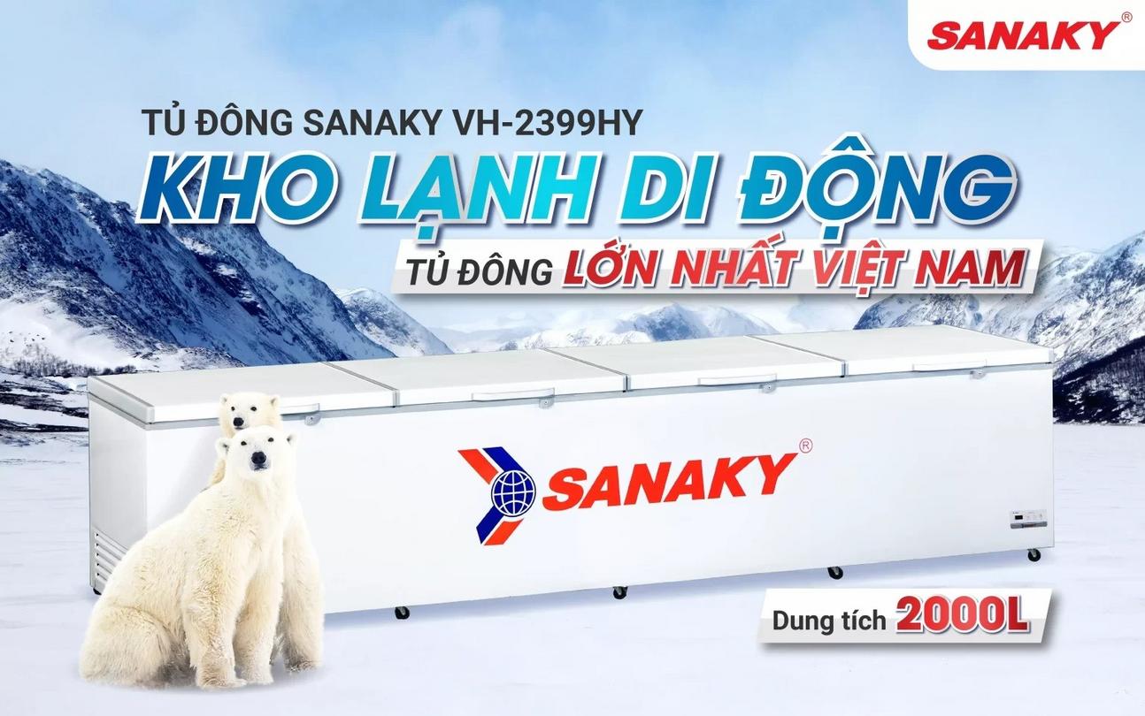 Thông số kỹ thuật tủ đông Sanaky
