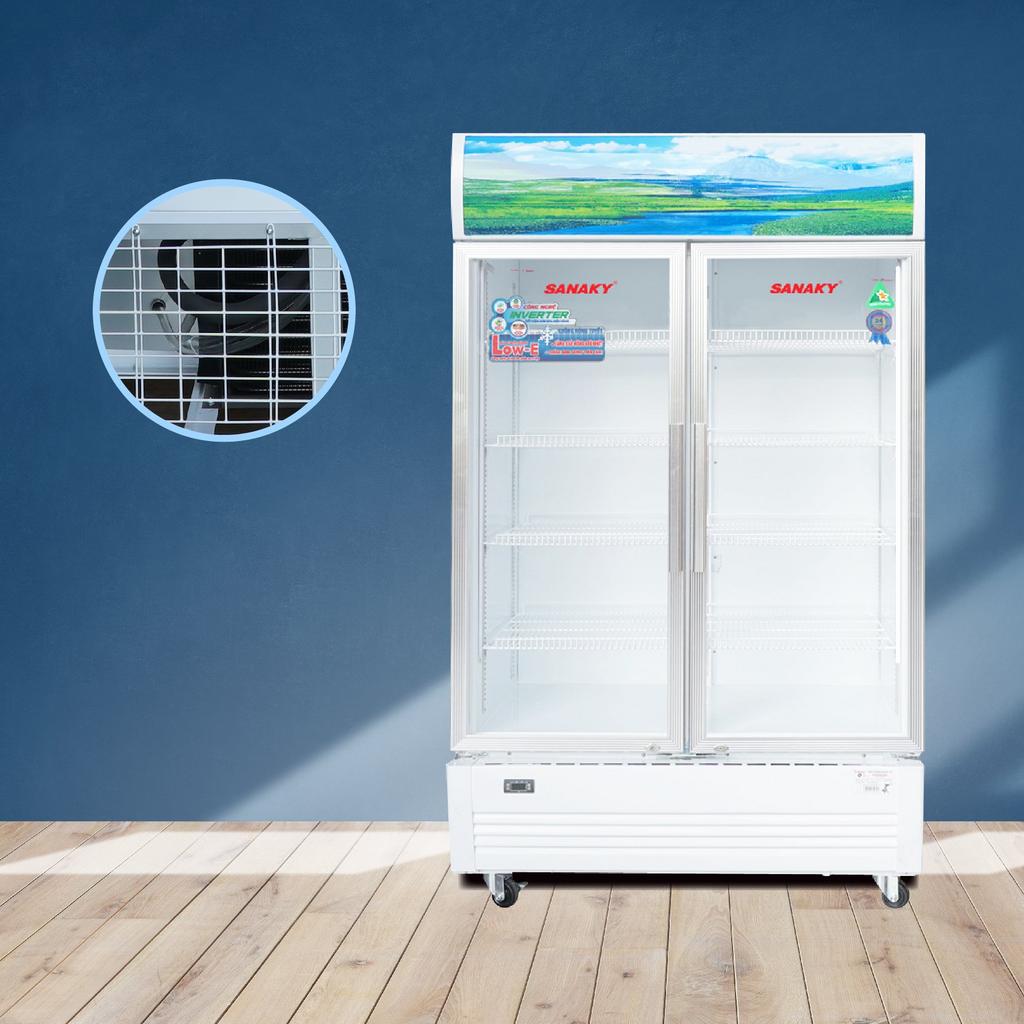 Thông số kỹ thuật của Tủ Mát 2 Cánh Sanaky VH-1209HP3 inverter dàn Đồng 1200 lít