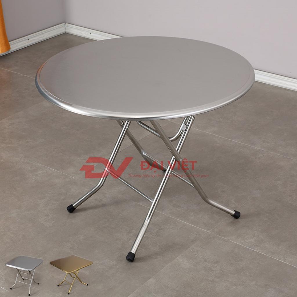 Bề mặt bàn inox bóng sáng, chống trầy xước