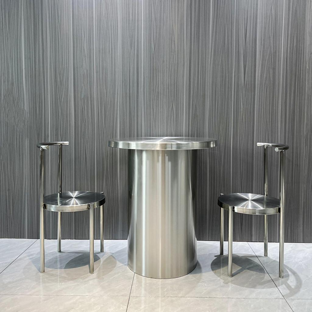 Biểu đồ thông số kỹ thuật hình ảnh chi tiết chân ghế và mặt ghế inox