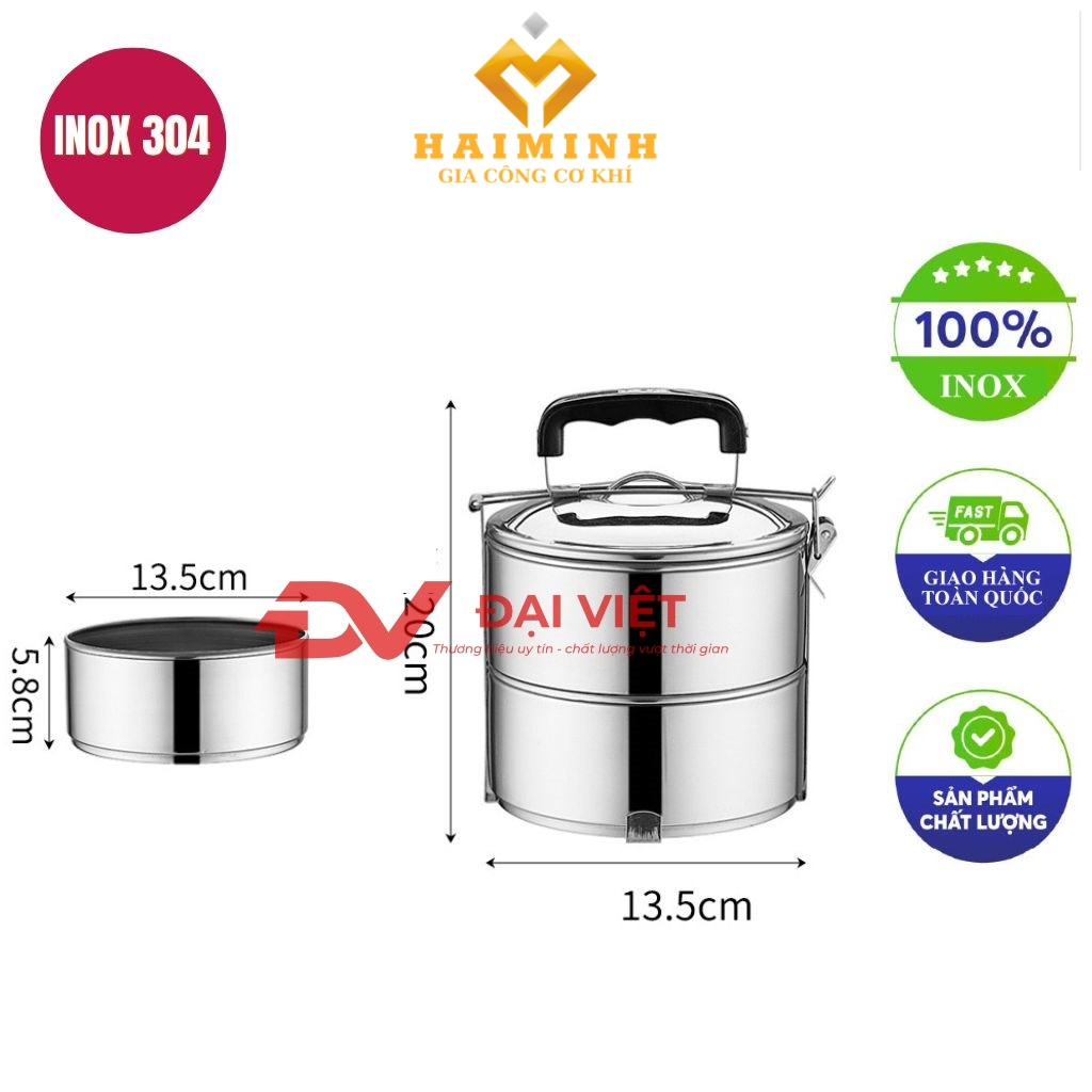 camen inox 2 ngan 14x20cm