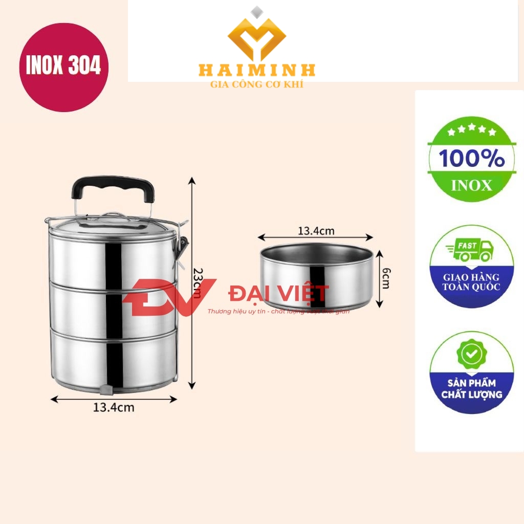 camen inox 3 ngan 14x23cm