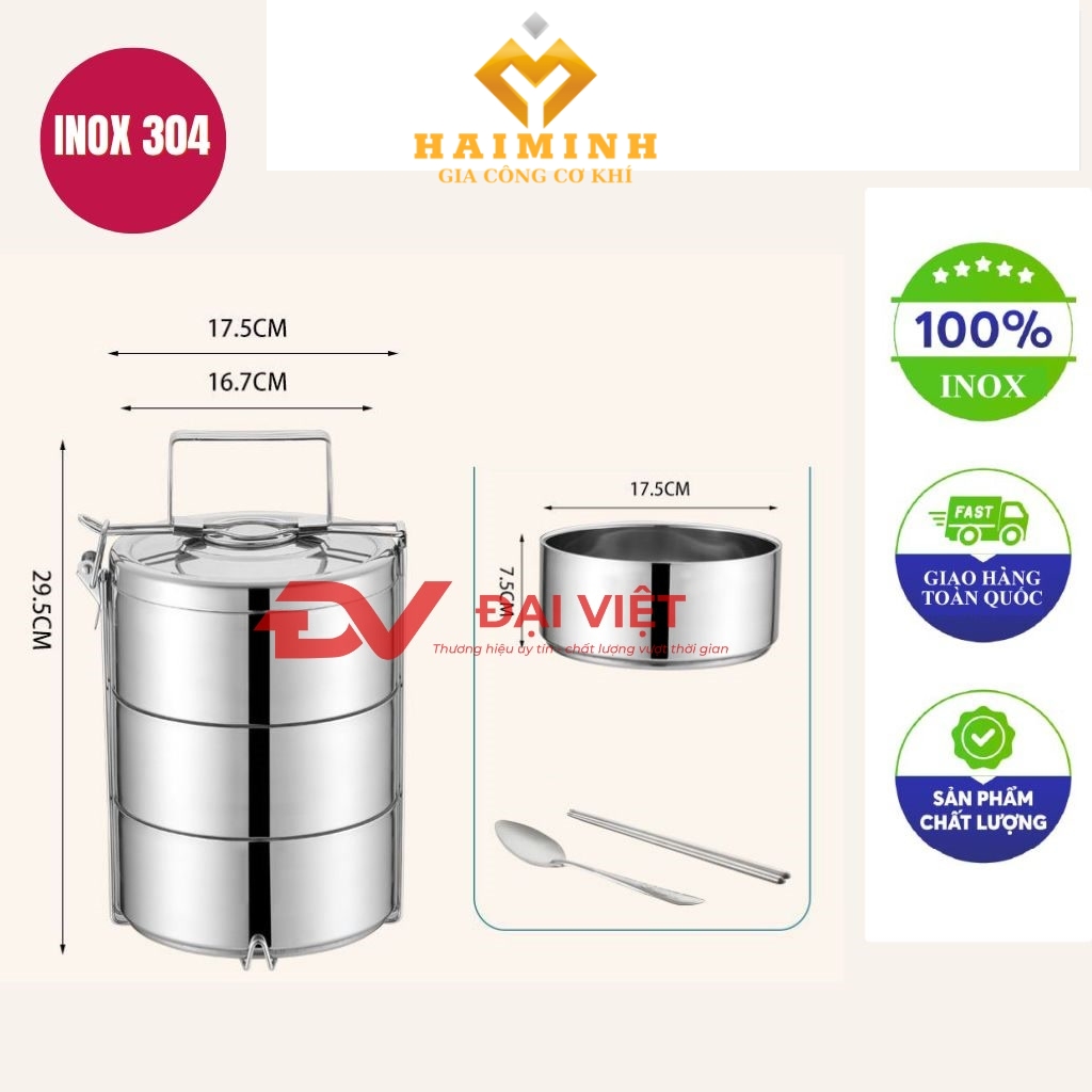 camen inox 3 ngan 18x29cm