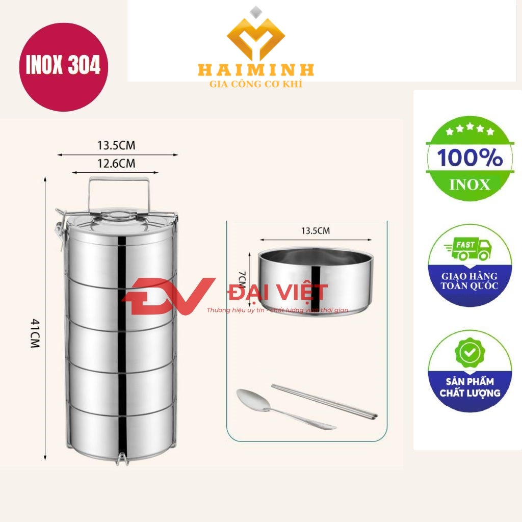 camen inox 5 ngan 14x41cm