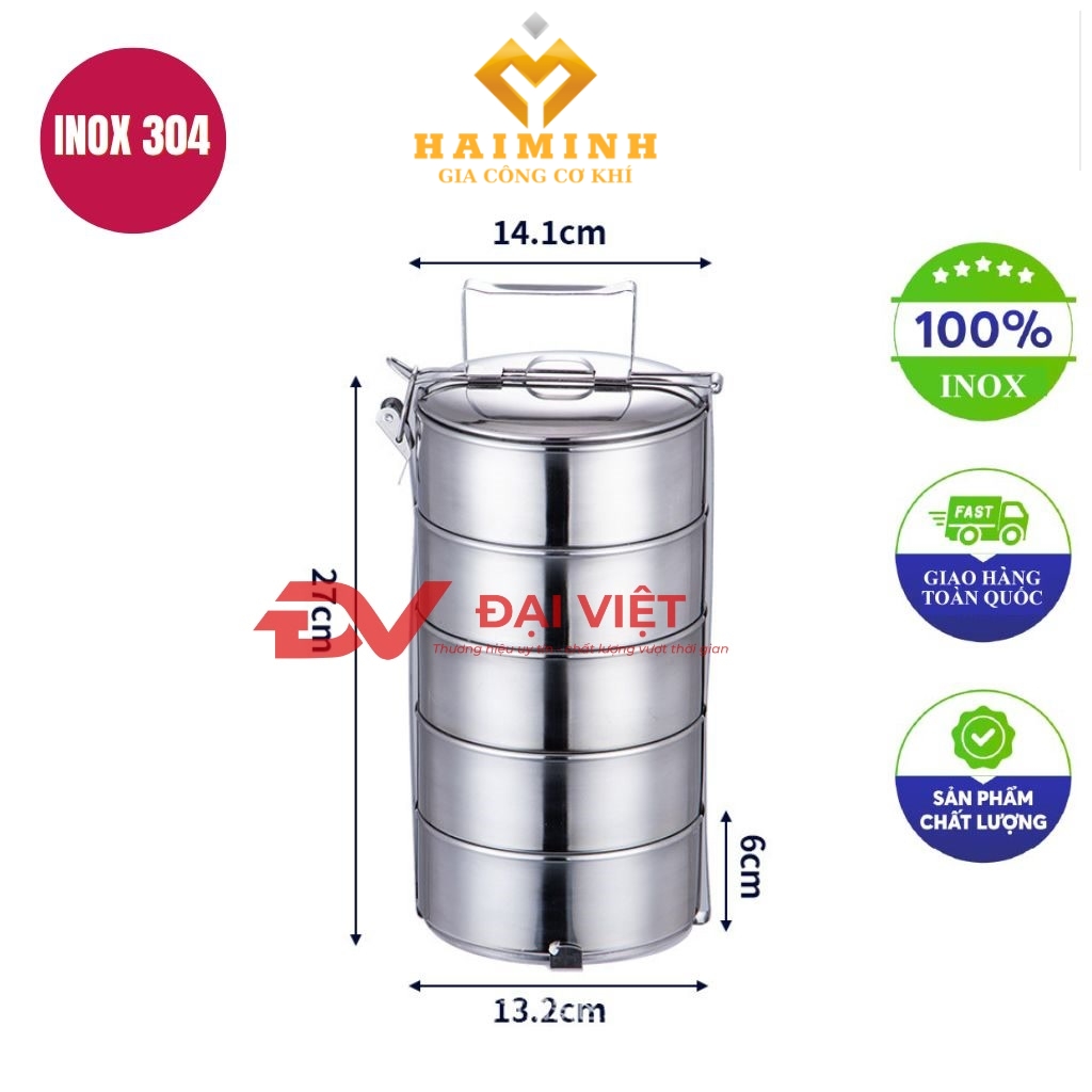 camen inox giu nhiet 5 ngan 13x27cm
