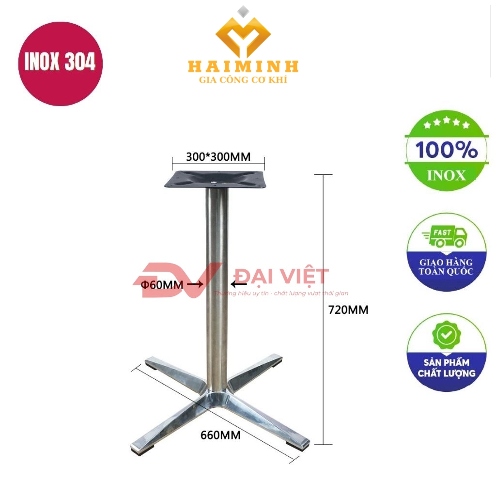 chan ban inox 4 chau 660x720mm