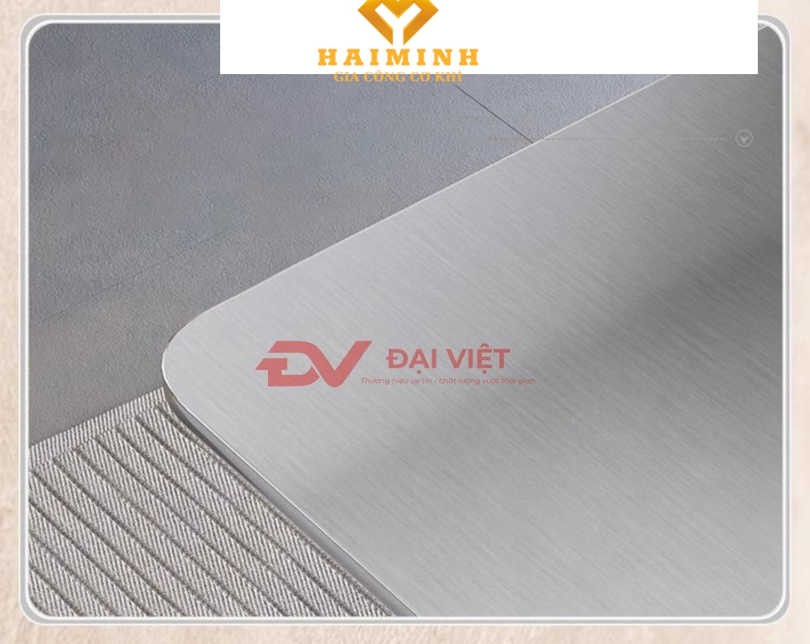 Chân bàn inox chữ nhật 1m4 với cơ chế tăng chỉnh chiều cao