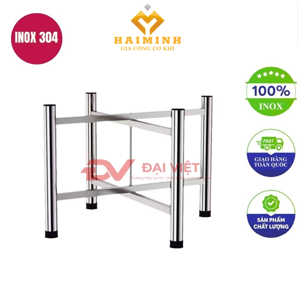 chan ban inox chu x 180x75cm