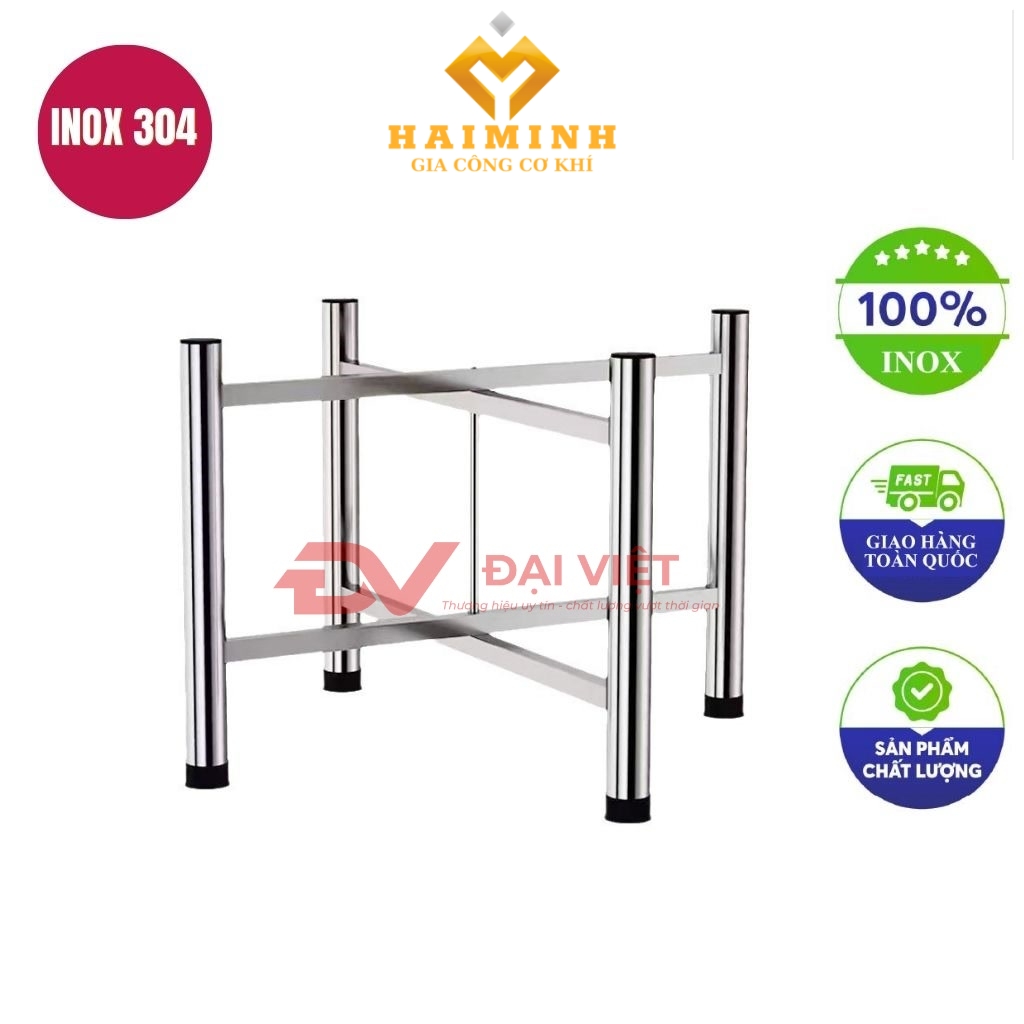 chan ban inox chu x xep gon 119x75cm