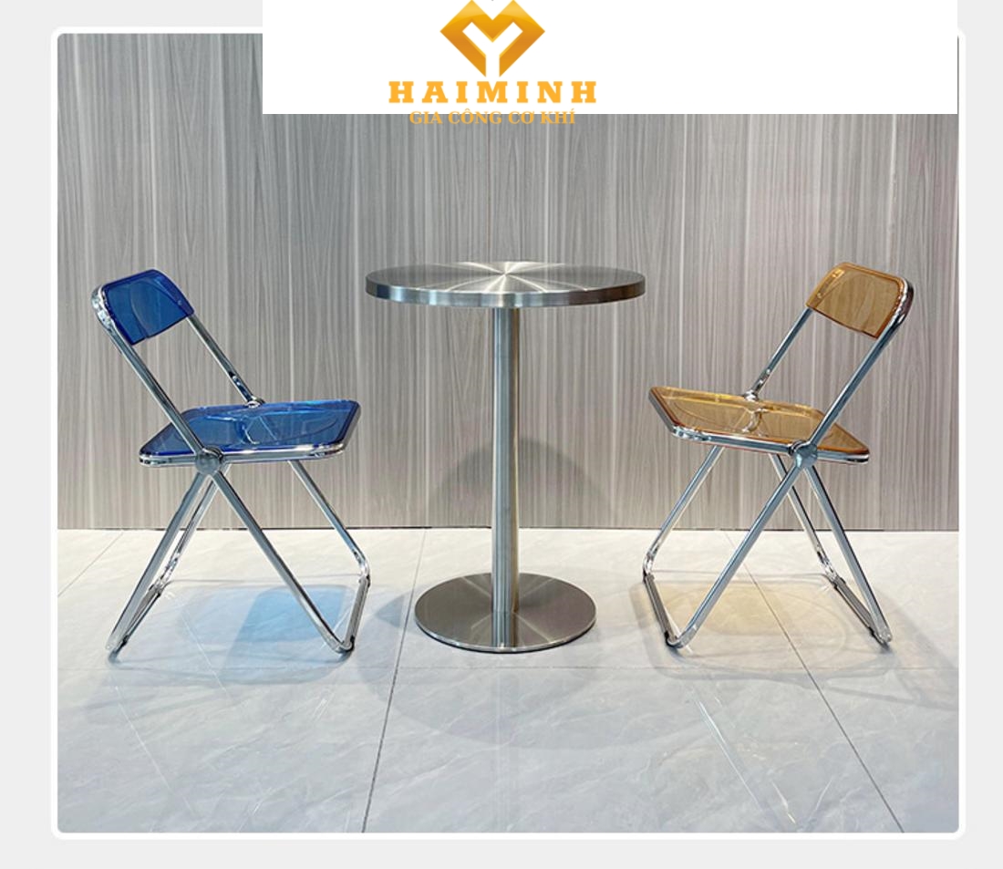 Chân bàn inox hộp vững chắc có đế chống trượt