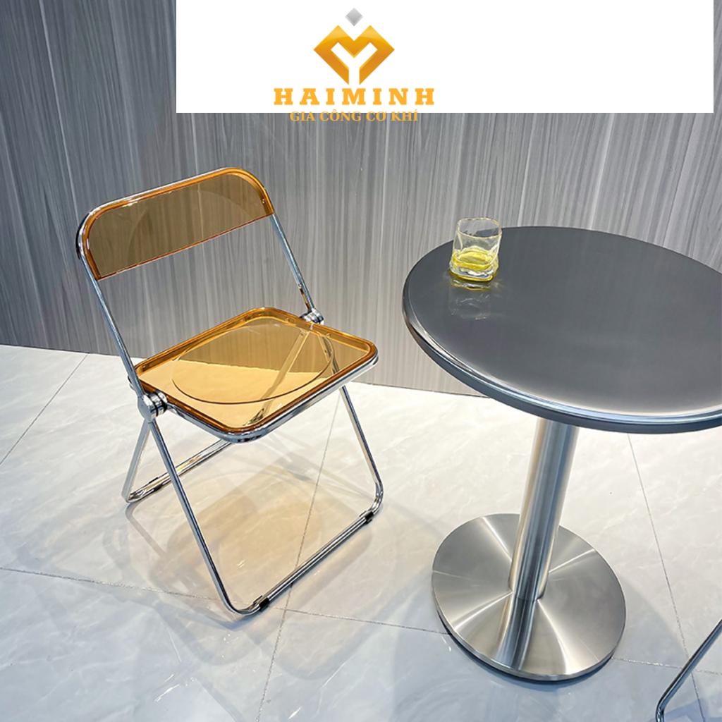 Chân bàn inox hộp chắc chắn với đế cao su chống trượt