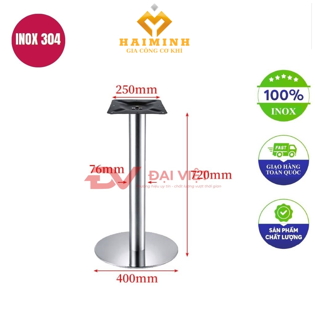 chan ban inox tron 400x720mm