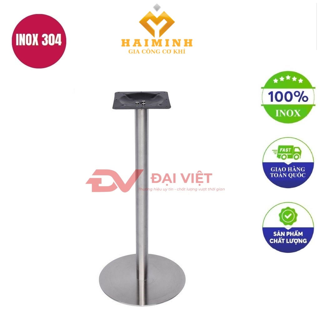 chan ban inox vuong 300x300x720mm