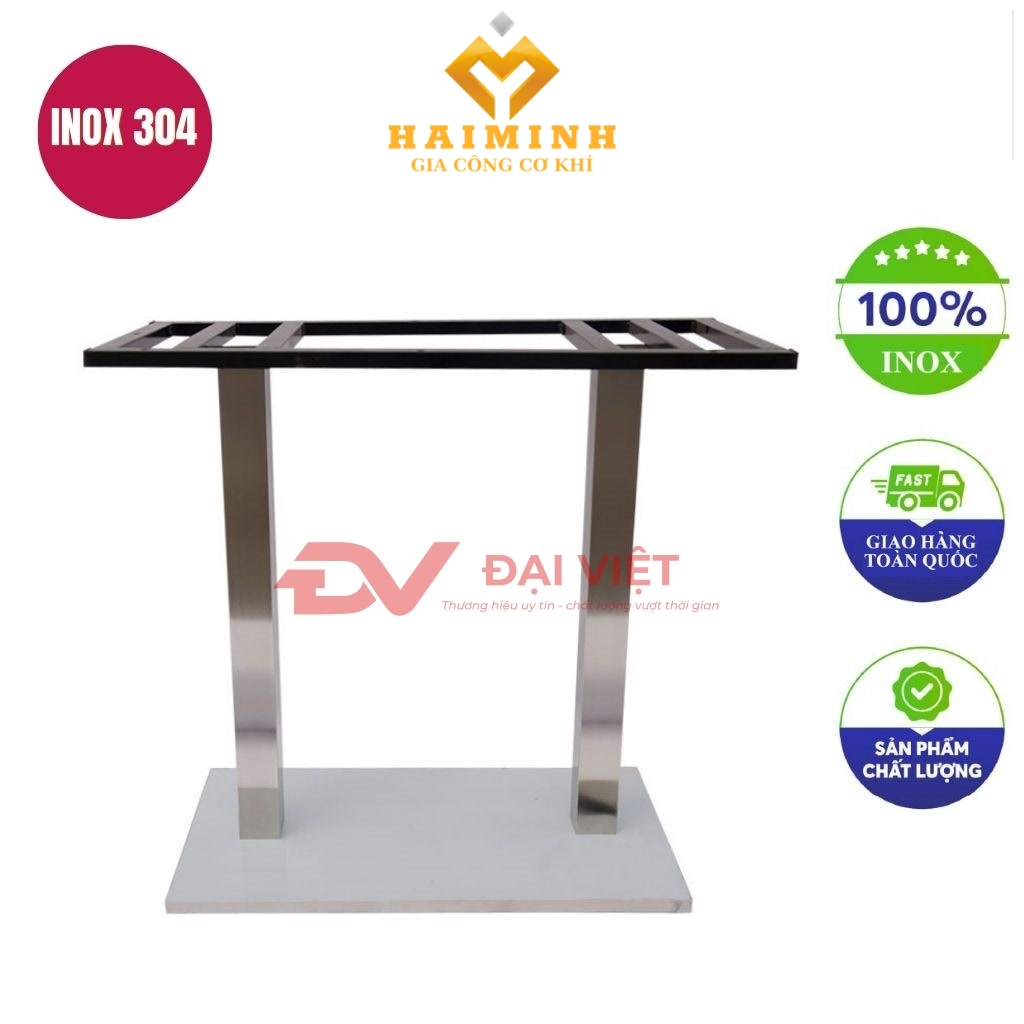 chan ban inox vuong 50x50x72cm 2
