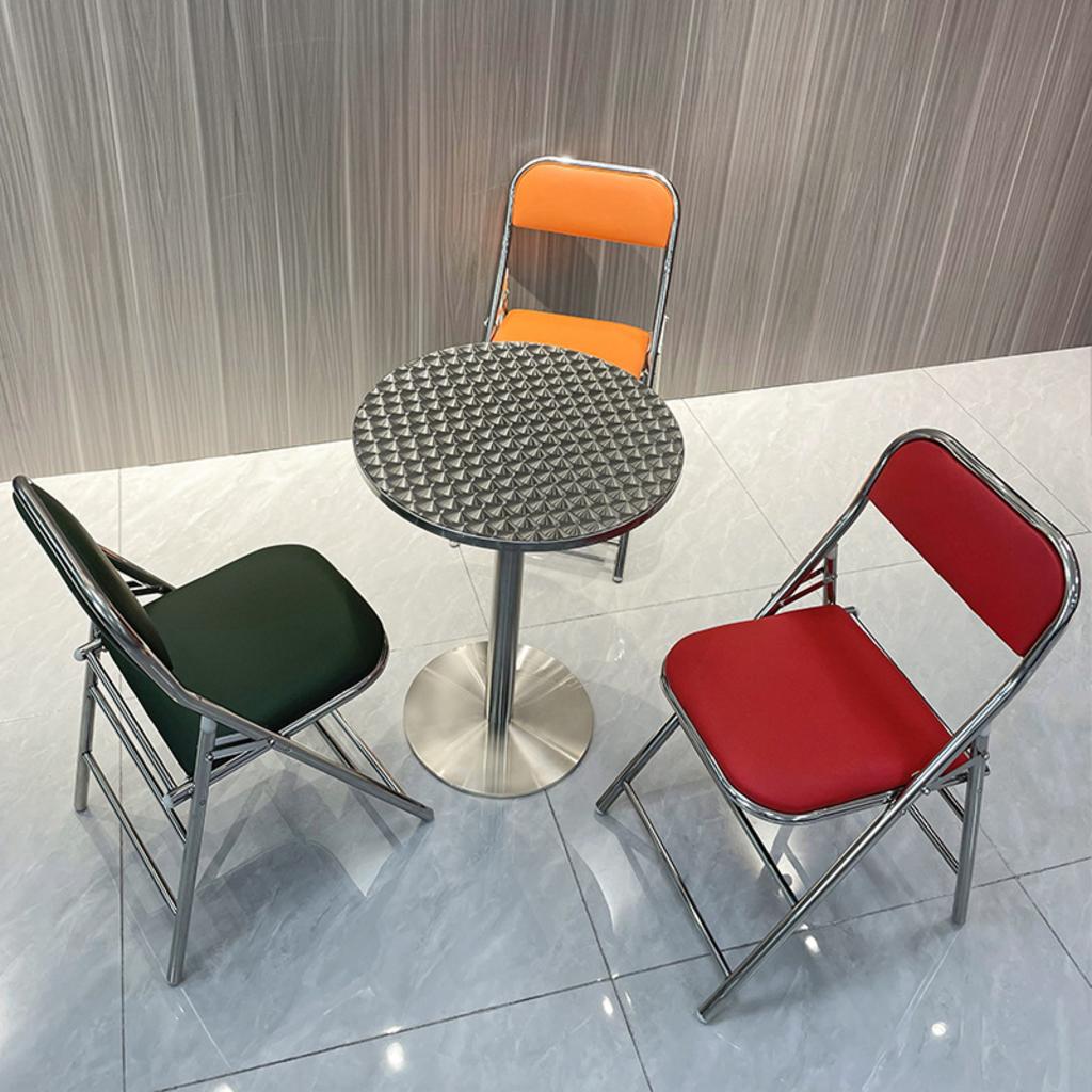 Chân ghế inox có đế cao su chống trượt an toàn