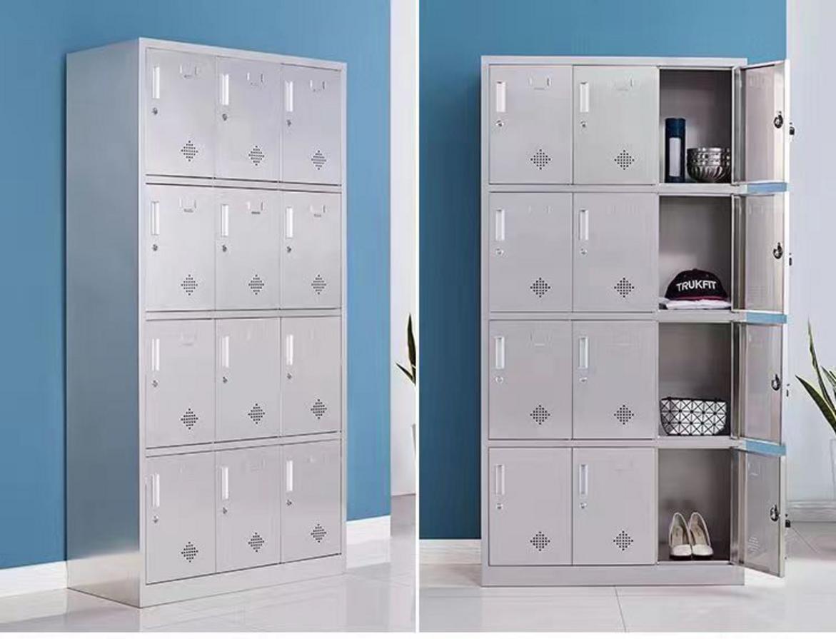 Chi tiết thông số kỹ thuật của tủ quần áo inox 12 cửa