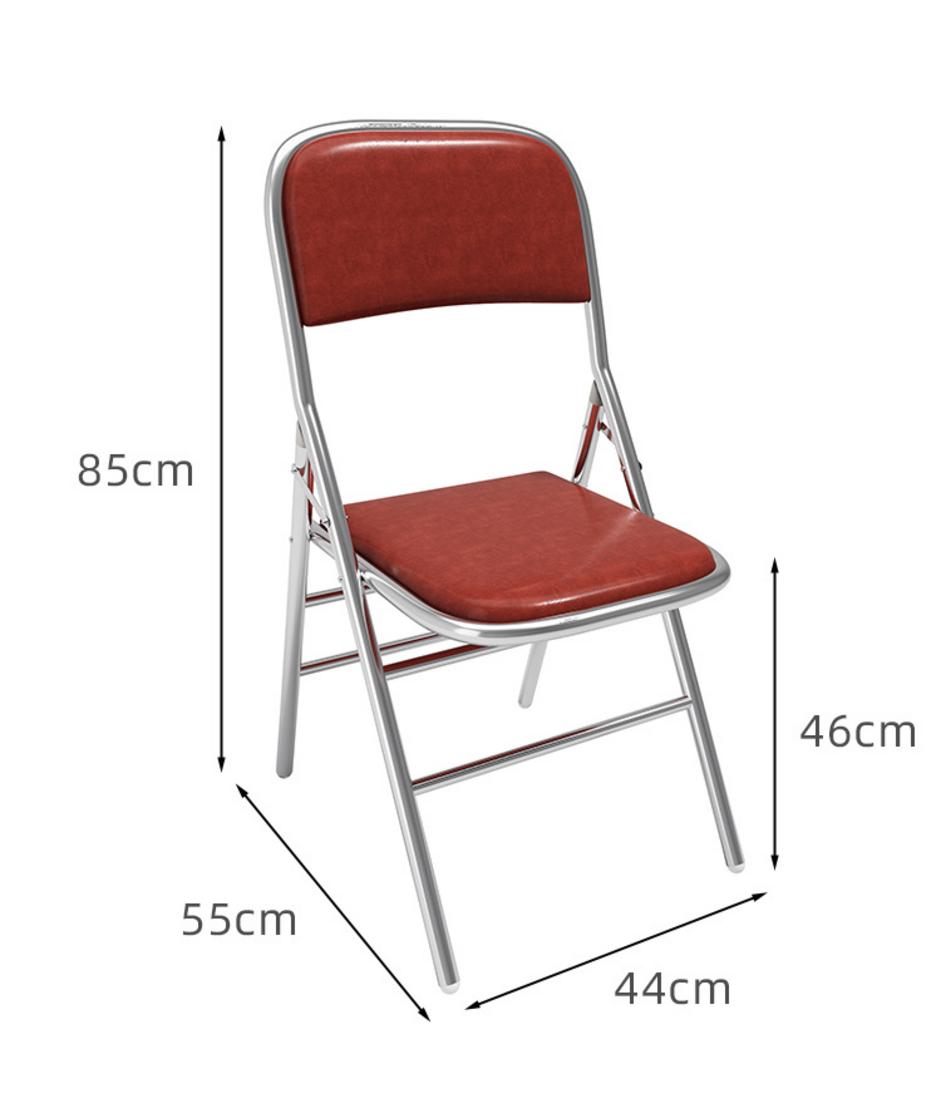 Chi tiết thông số kỹ thuật ghế dựa inox 44x55x85cm