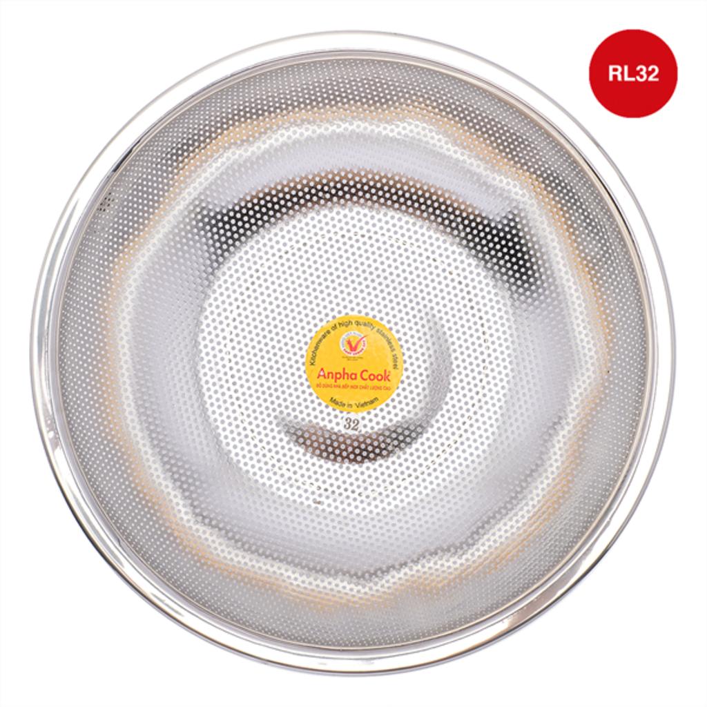 Close up stainless steel mesh basket