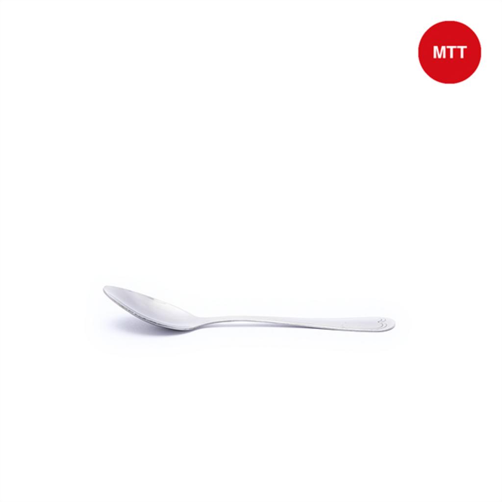 Muỗng inox trái tim close-up