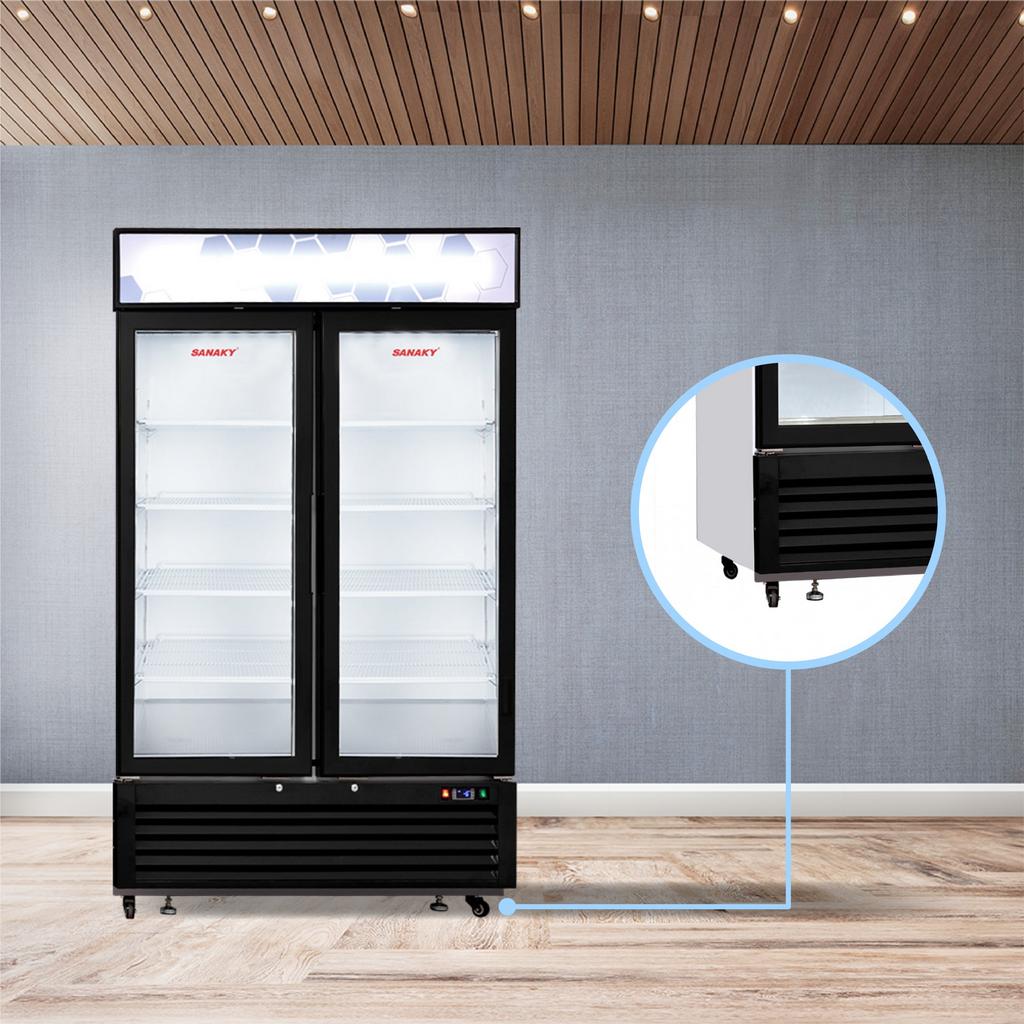 Công nghệ xả đá tự động Tủ Đông Đứng Sanaky VH-1368K dàn Đồng 1320 lít