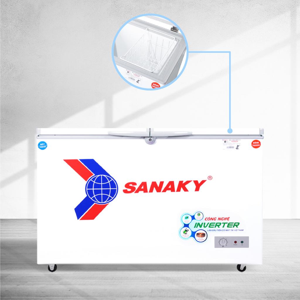 Dàn lạnh đồng nguyên chất của Tủ Đông Mát Sanaky VH-3699W3
