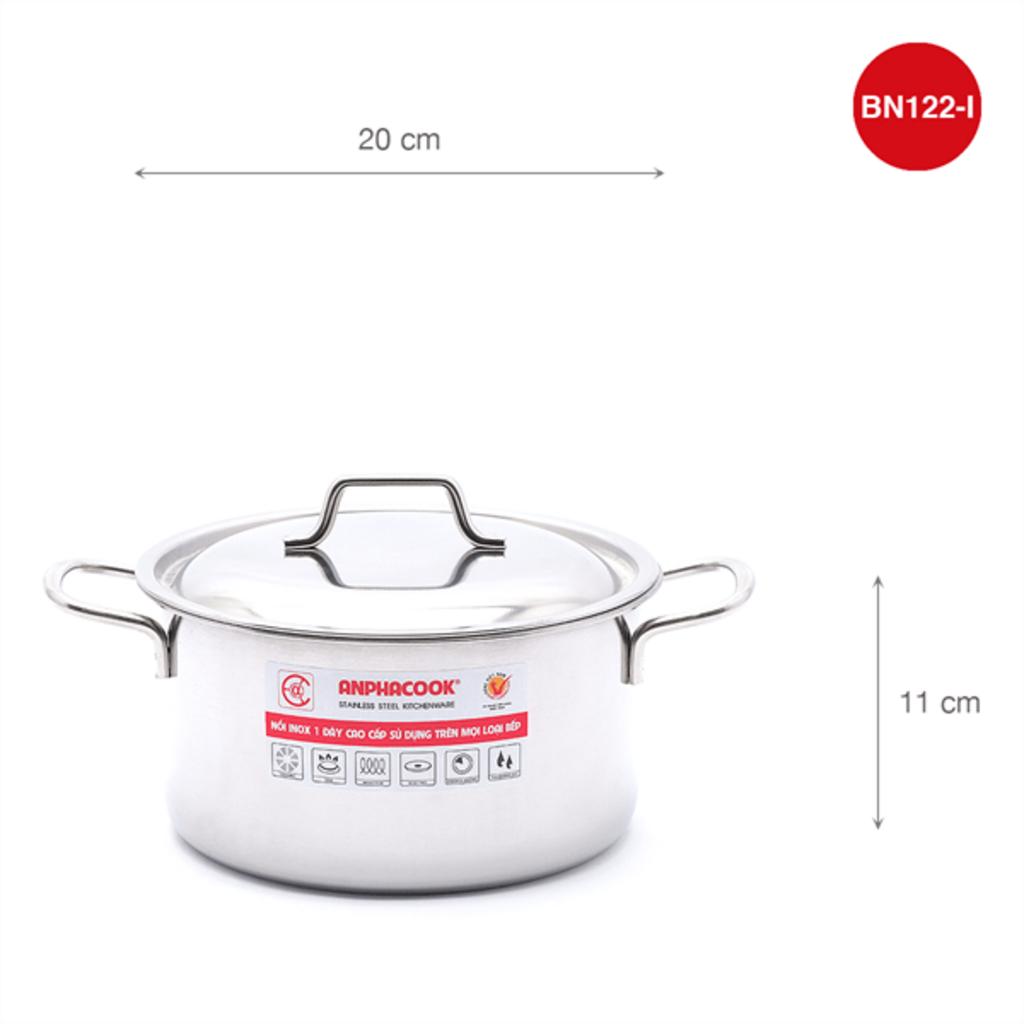 So sánh sản phẩm Bộ nồi inox 1 đáy với các loại khác