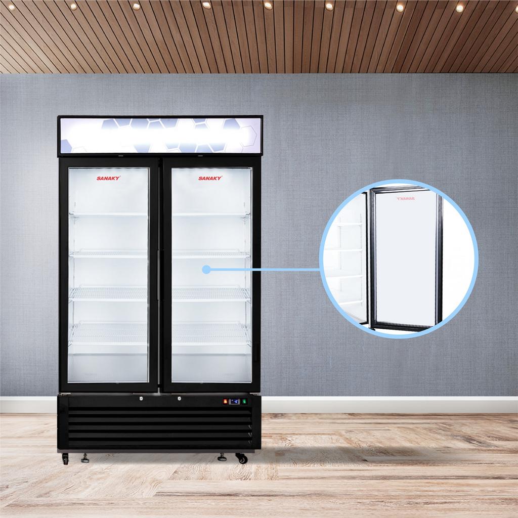 Máy nén Embraco trong Tủ Đông Đứng Sanaky VH-1368K dàn Đồng 1320 lít