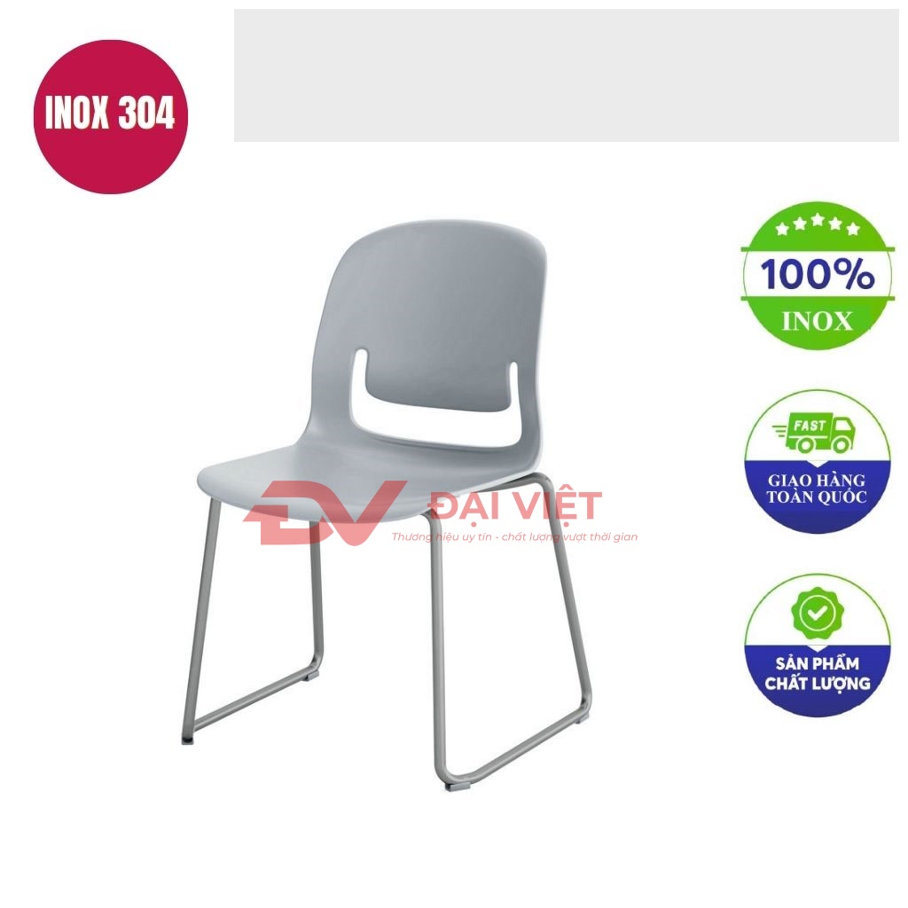 ghe cafe chan inox uon cong GC02