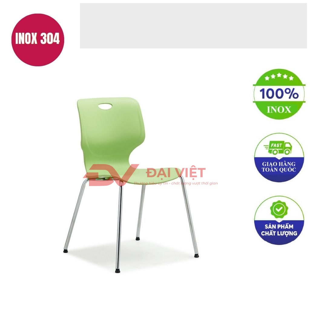 ghe cafe chan inox uon cong GC03